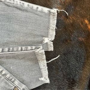 Barley worn kancan cropped mom jean! Maurice’s exclusive!